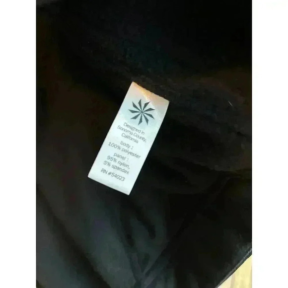 Athleta Fleece Full Zip Vest Black Women's Size S - Picture 5 of 9